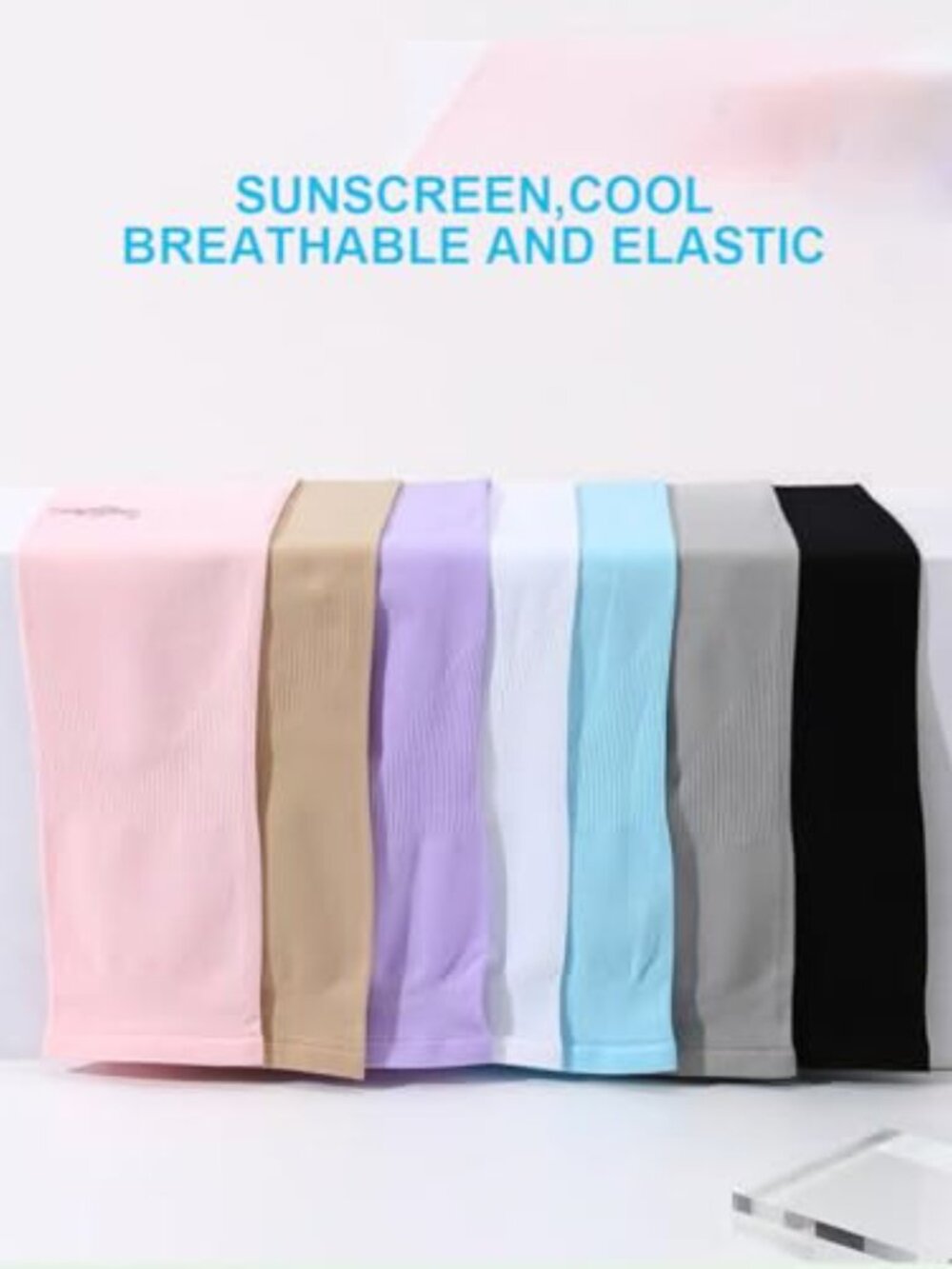 UV Protection Arm Sleeves UPF 50+ Cooling Compression Tattoo Cover Up (6 Pairs) - Picture 7 of 7